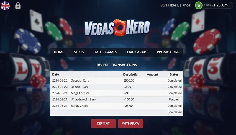 What’s the first thing I learned when I hit the VegasHero Casino UK site?